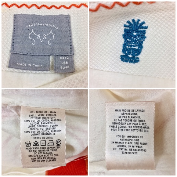 Anthro Vanessa Virginia | Flame Kissed Skirt - Picture 5 of 8